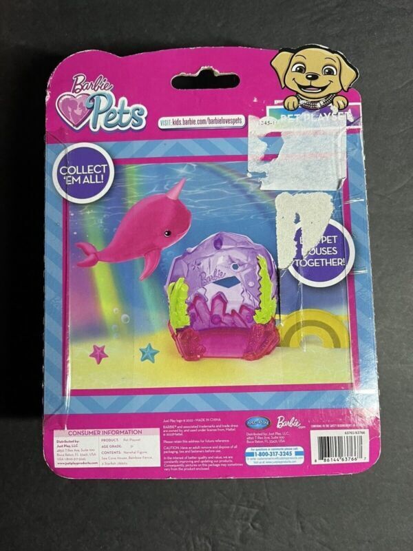 2 Barbie loves Pet Playset Whale 5-piece NEW Barbie dolls doll house accesories