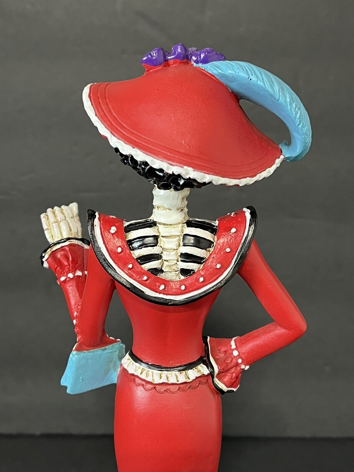 Day of the Dead Red Catrina Figurine 11 Inch 15635