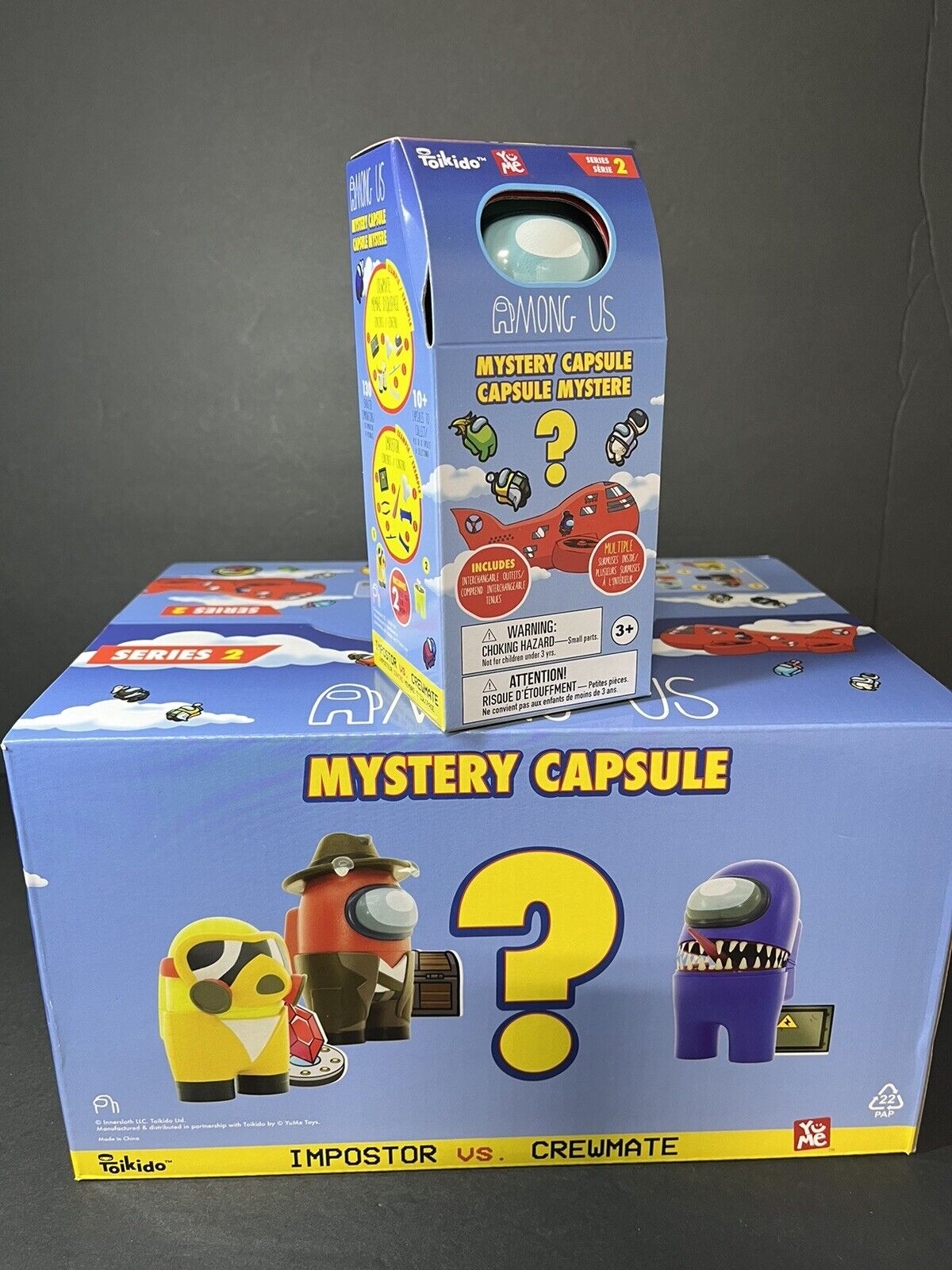 2pc Among Us Mystery Capsule Toy Figure S2 - Blind Box