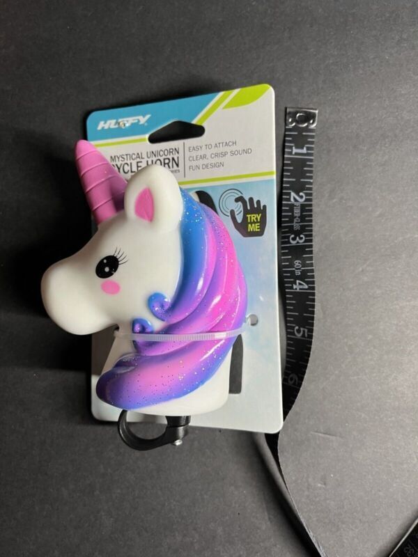 Huffy Mystical Unicorn Bike Horn Soft Squeezable for Kid's Bike - 01202XX