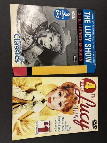 The Lucy show 4/3 episodes DVD video lot of 2