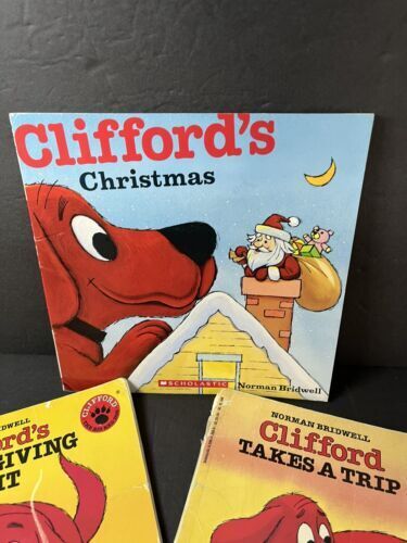 Clifford The Big Red Dog Books Paperback LOT OF 3