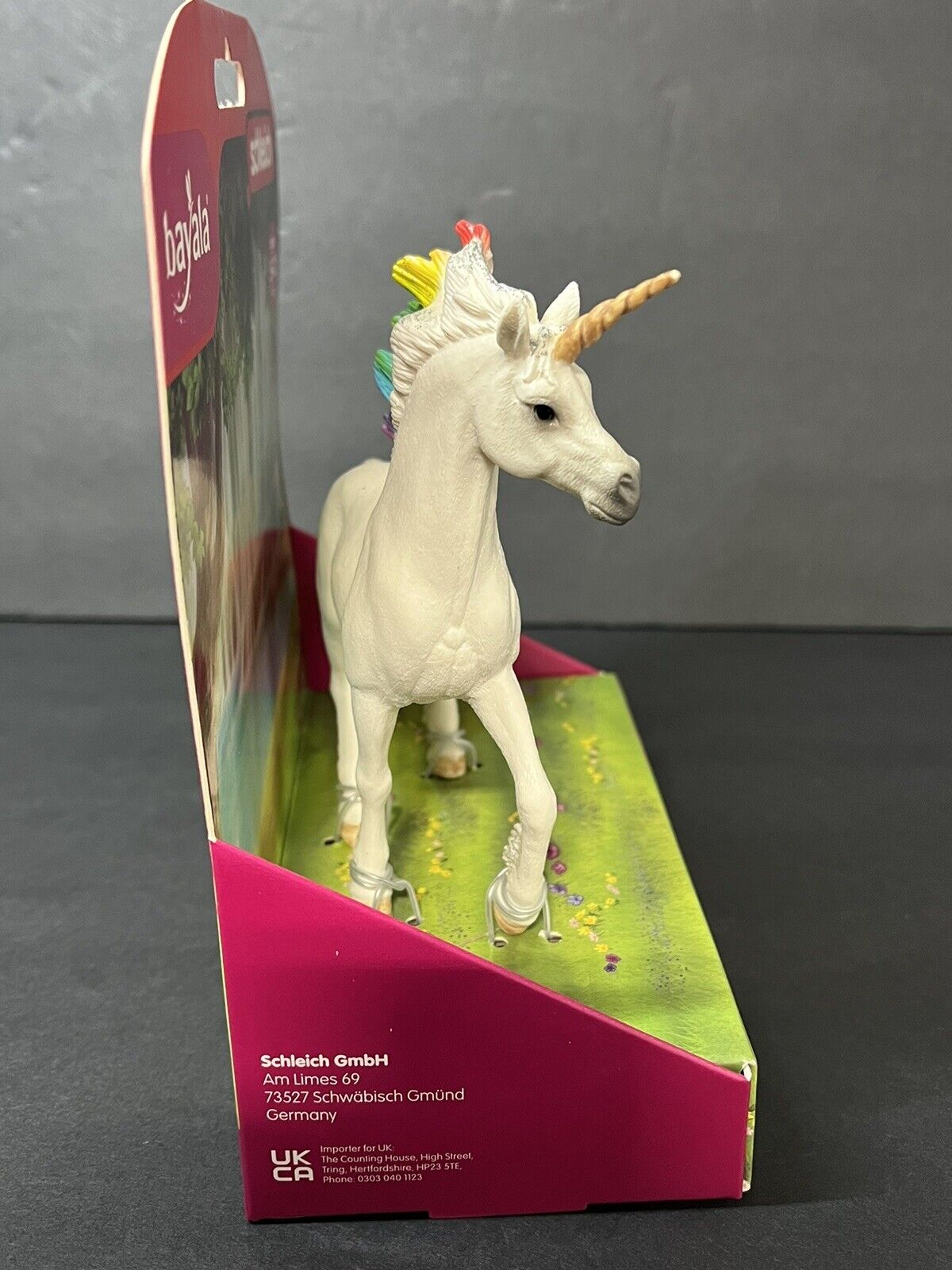 Schleich 70523 Rainbow Unicorn, Stallio