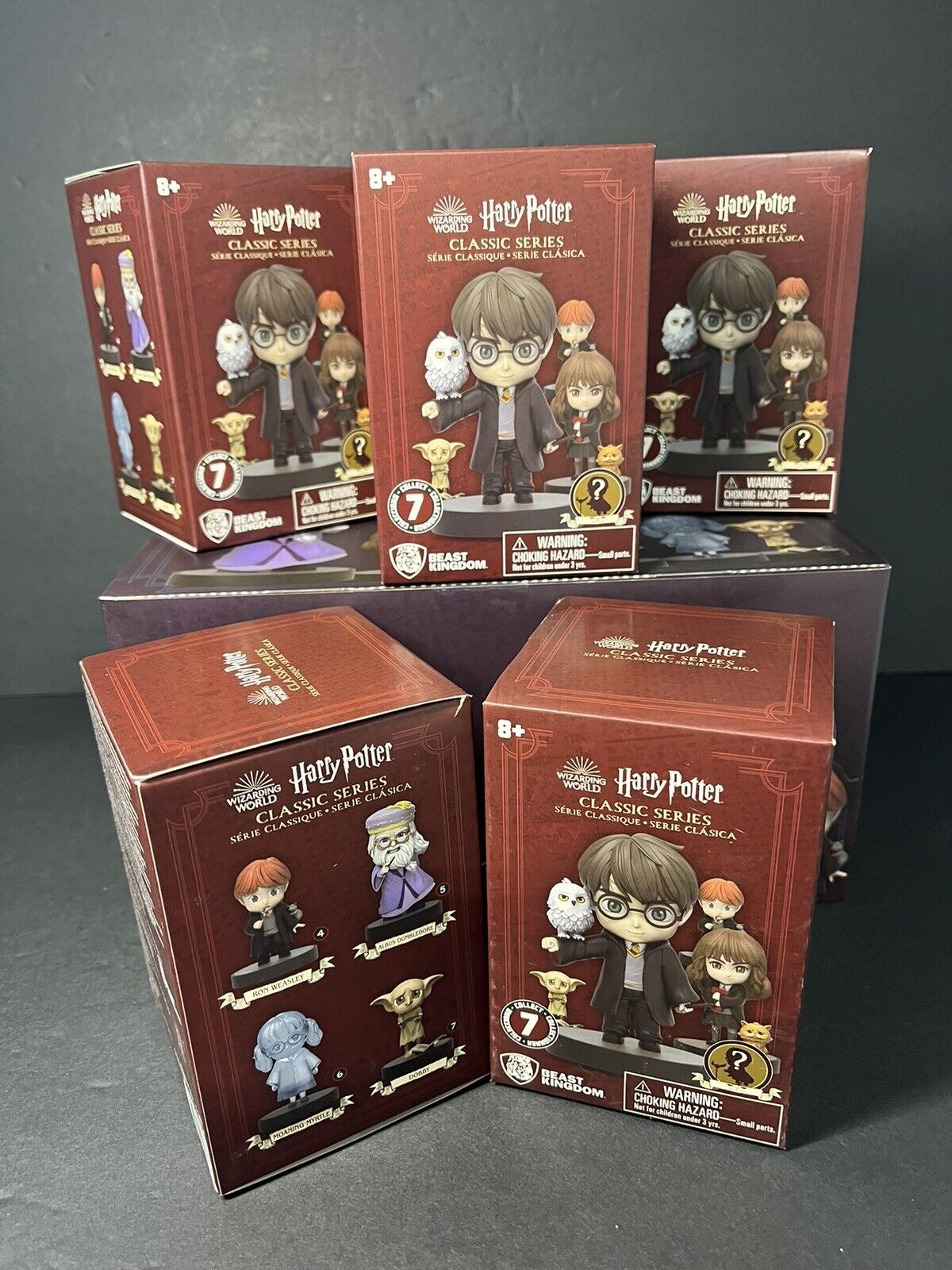 6 Pack Wizarding World Harry Potter Hero Box - Blind Box Cdu 3''