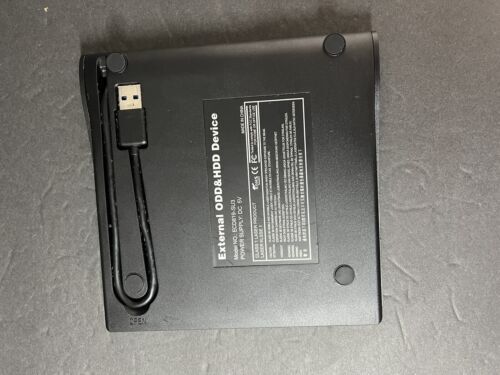 Laurensory External Hard Drive ODD & HDD Device Model ECD819-SU3 Black