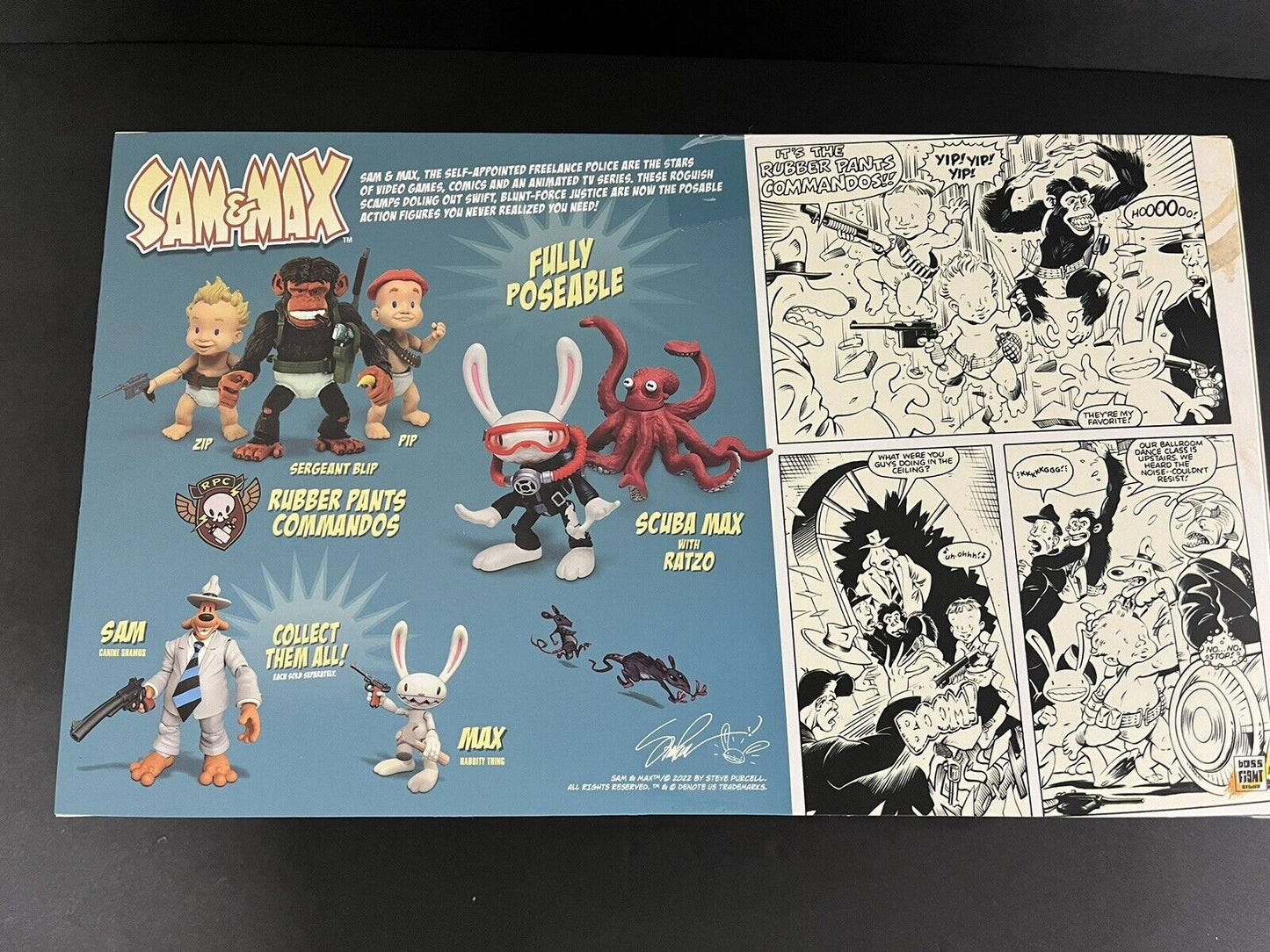 Sam & Max/Rubber Pants Commandos Deluxe Action Figure Set...