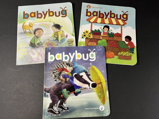 BabyBug Books By Cricket Media Lot of 3