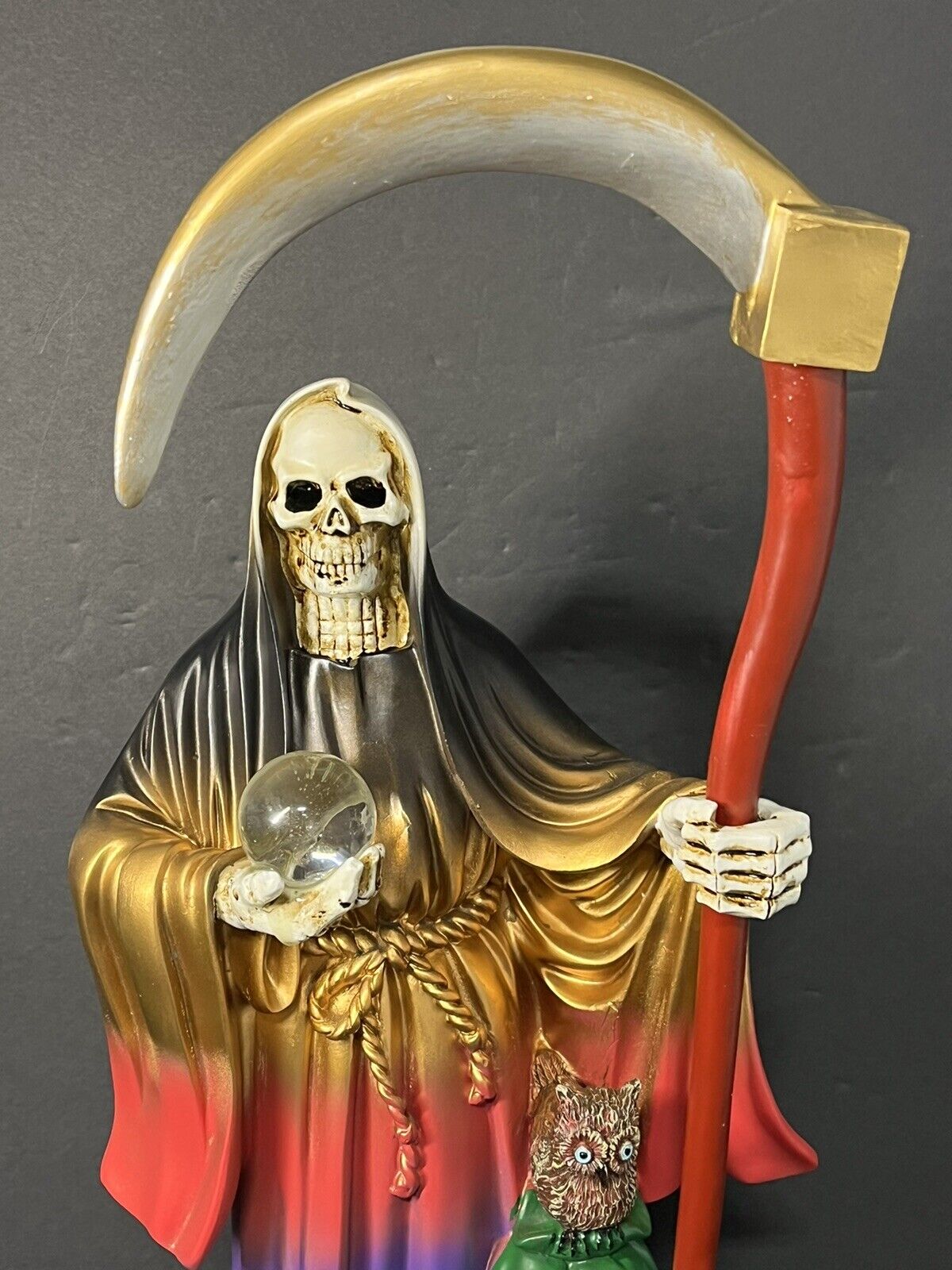 Santa Muerte Saint Death 7 Colores Statue Figurine, 16", 2008J-16