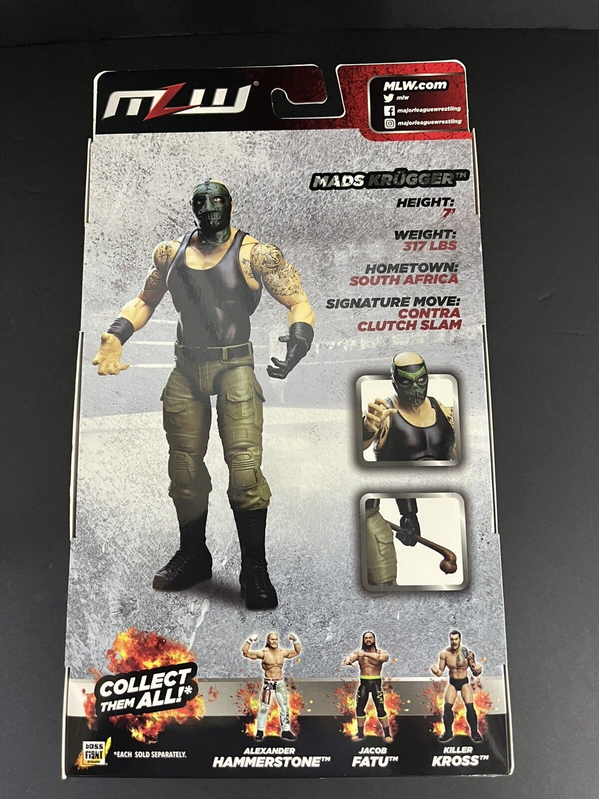 Major League Wrestling Premium Action Figure/Mads Krügger