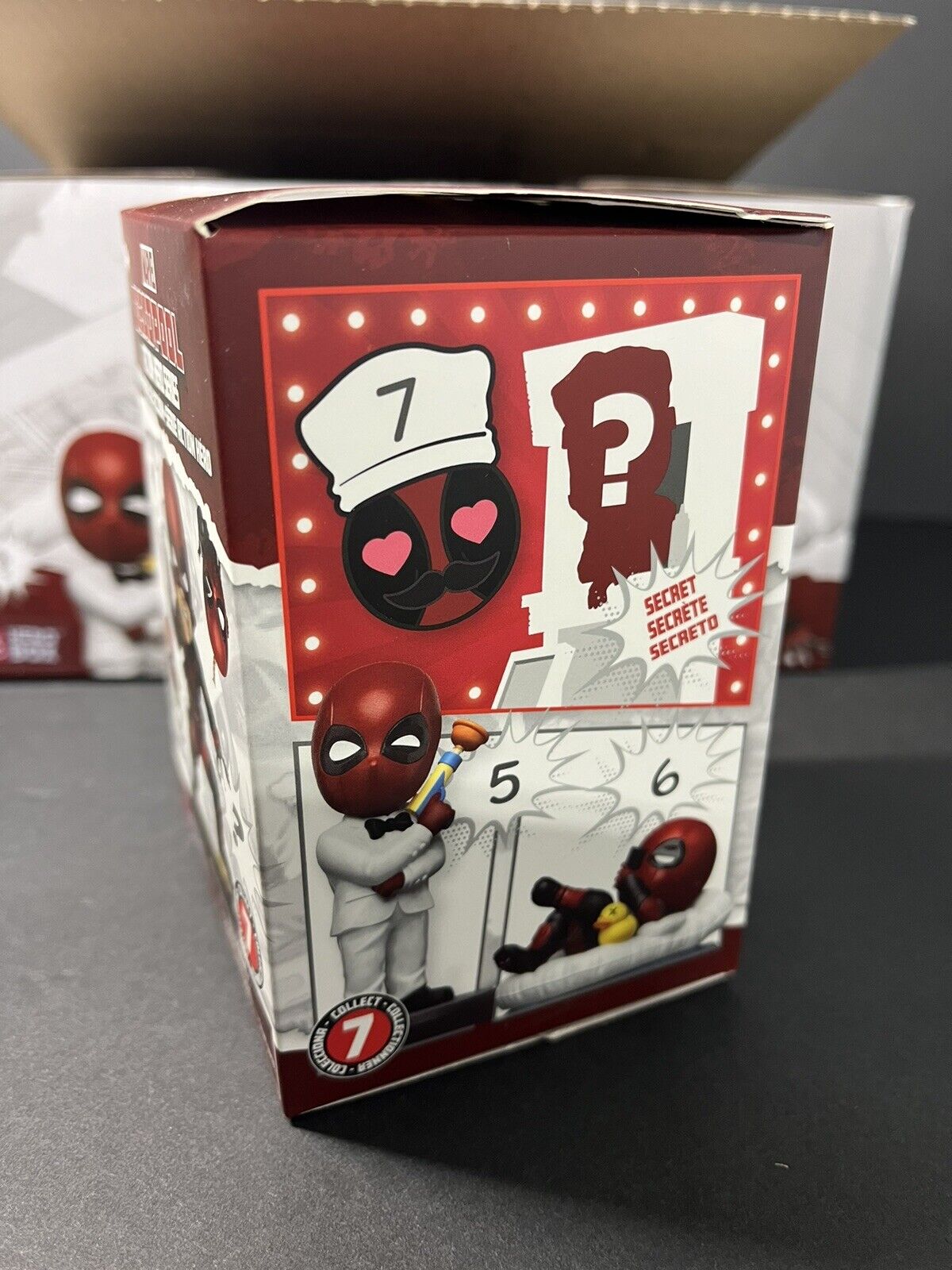 6 Pack YuMe Deadpool Action Series Hero Box - Blind Box 3''