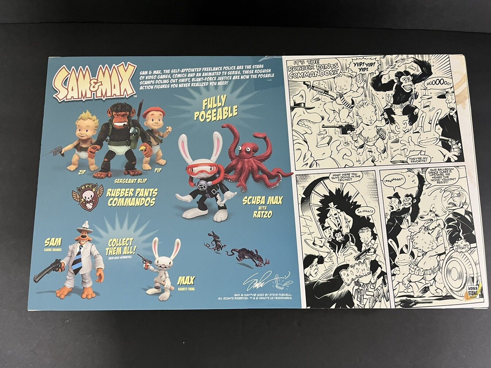 Sam & Max/Rubber Pants Commandos Deluxe Action Figure Set...