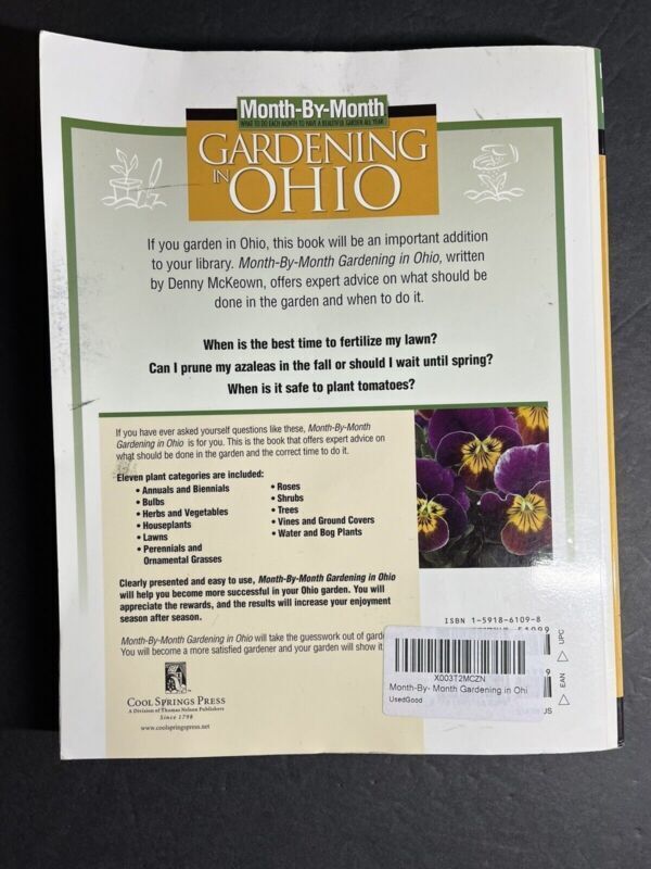 Month-By- Month Gardening in Ohio, McKeown, Denny