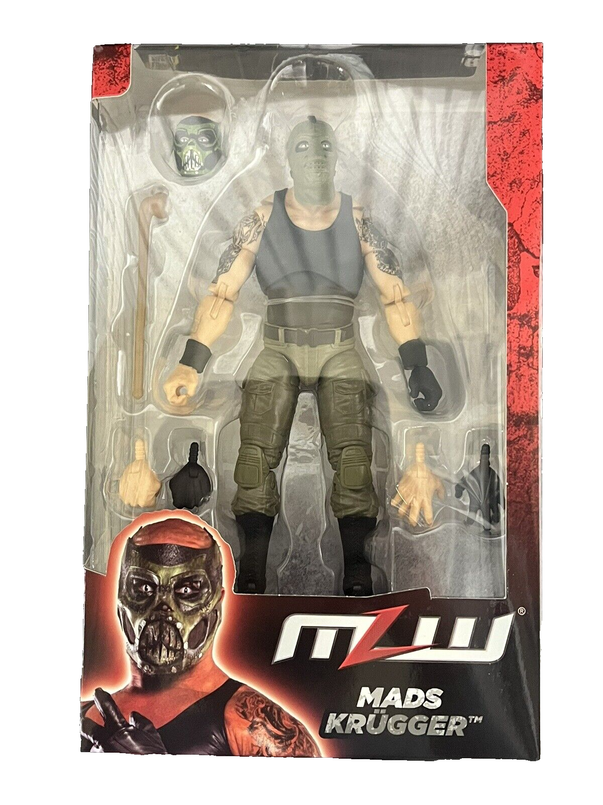 Major League Wrestling Premium Action Figure/Mads Krügger