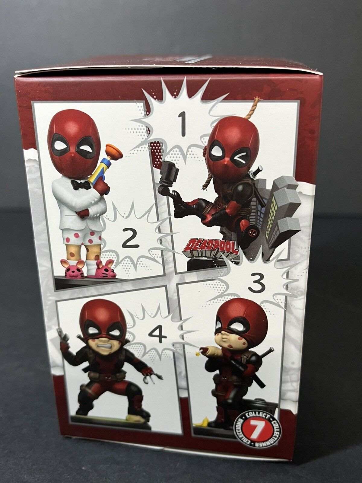 2 Pcs YuMe Marvel Deadpool Action Hero Series Hero Blind Box..