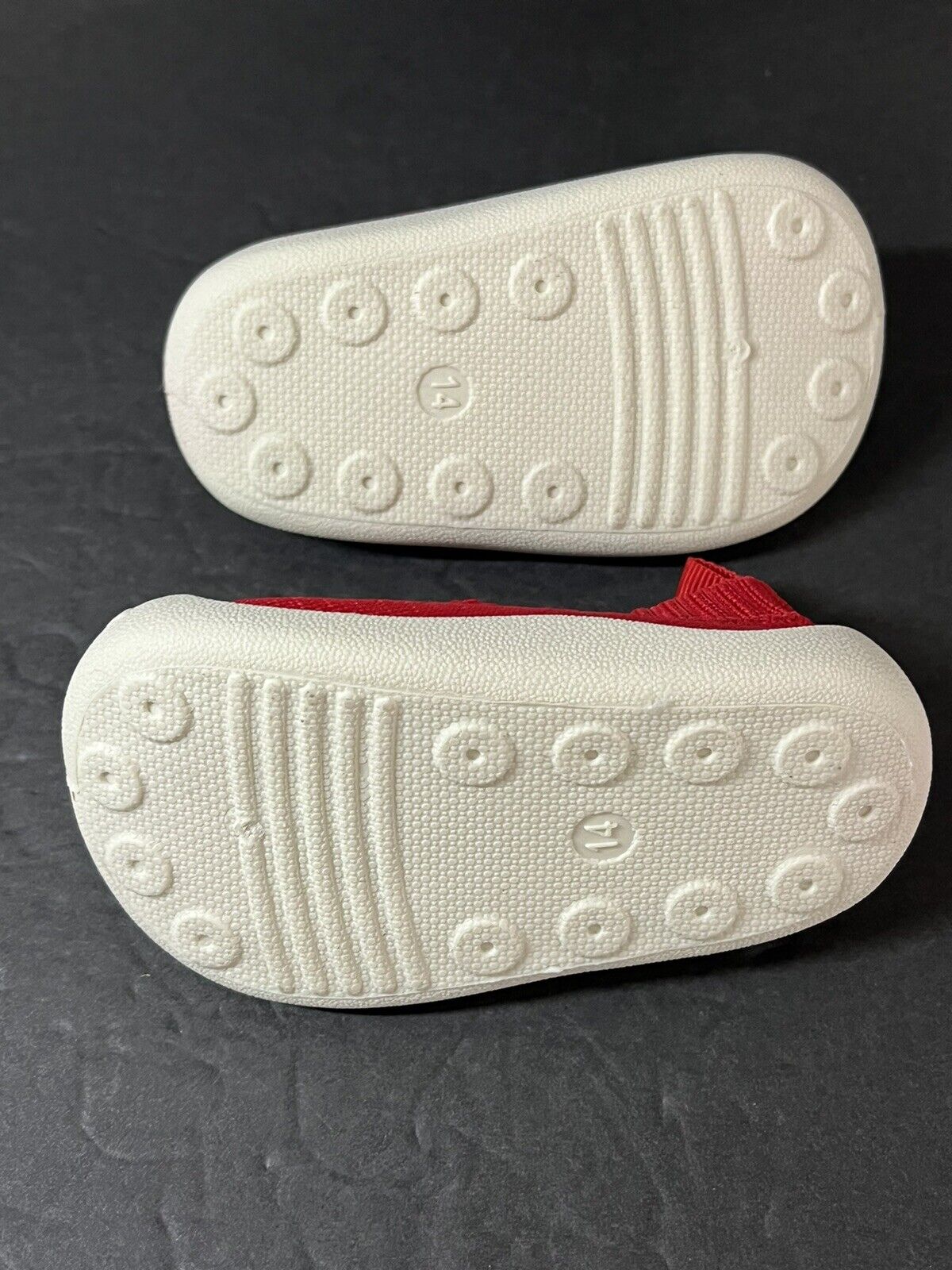 BabyWaves Premium Baby Mesh Toddler Shoes first Walker size 3 Red