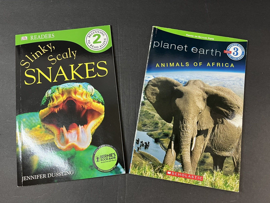 Planet Earth Animals Of africa lot of 2 books