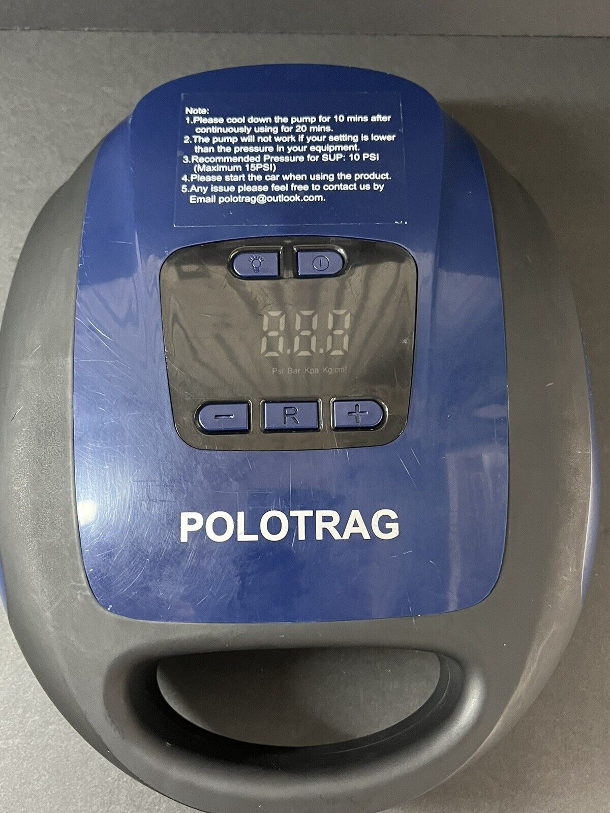 Polotrag  Board Pump, SUP Electric Pump, Professional  Portable (PART)..