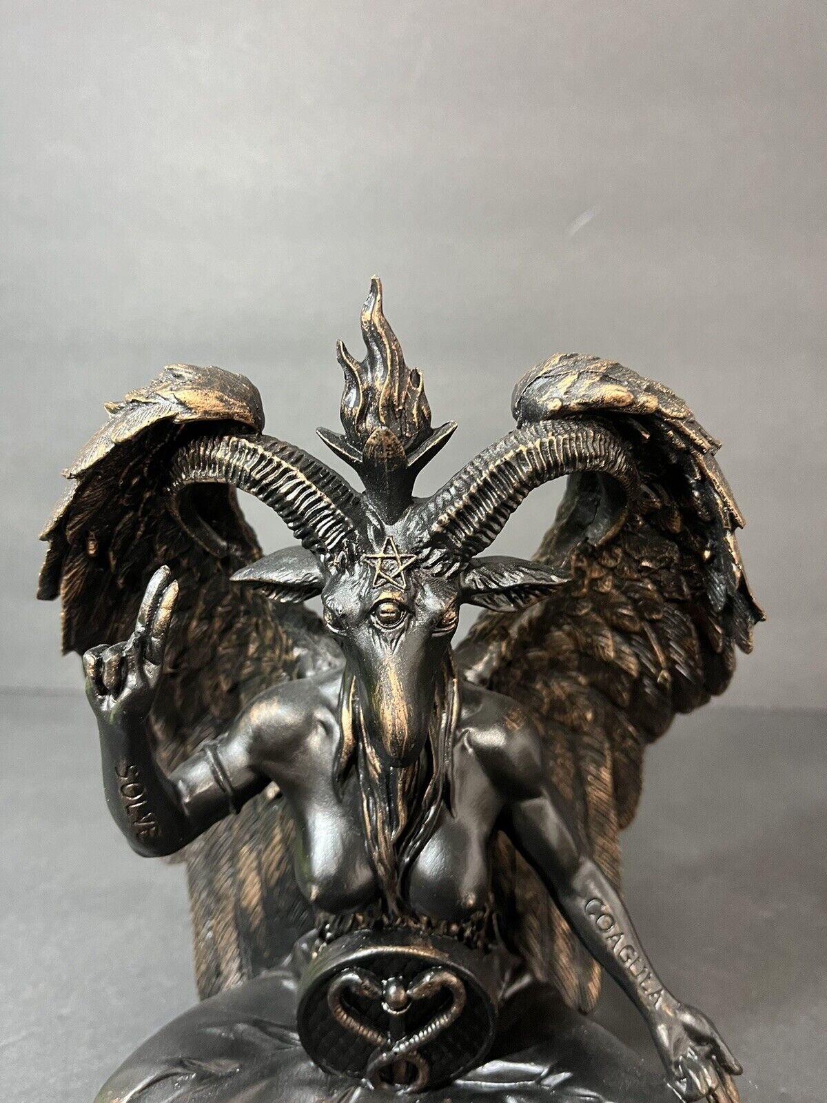 Baphomet Goat Statue Religious Ornaments 8 inches 15198