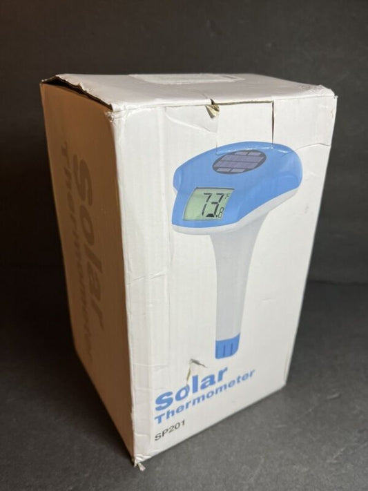 Solar Digital Pool Thermometer Floating, Large Easy-to-Read Screen Display