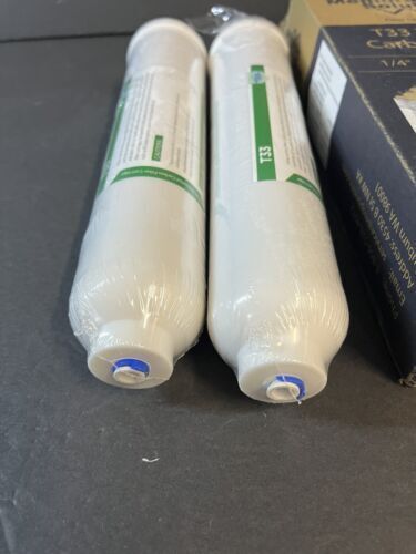 2 Pack Membrane Solutions T33 Inline Carbon Filter