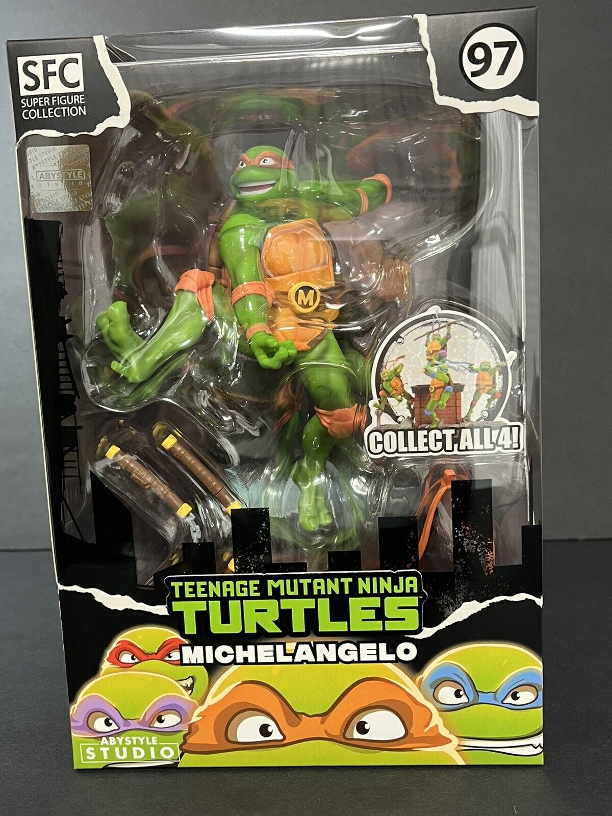 Teenage Mutant Ninja Turtles Michelangelo 7.7" Tall Sfc..