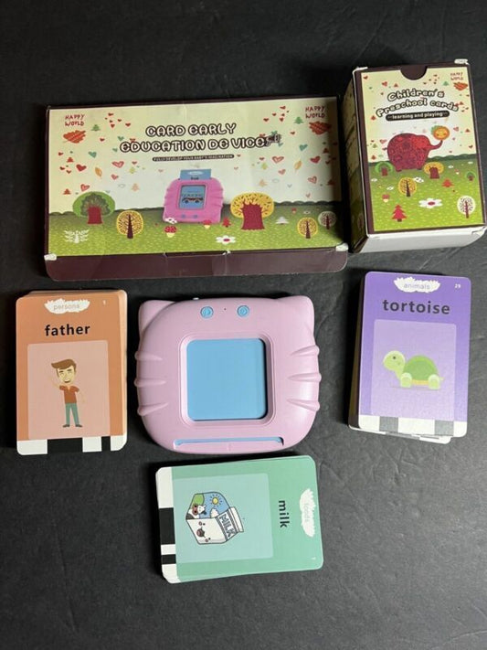 Words Card Reading Learning Machine with Cards, Early Educational