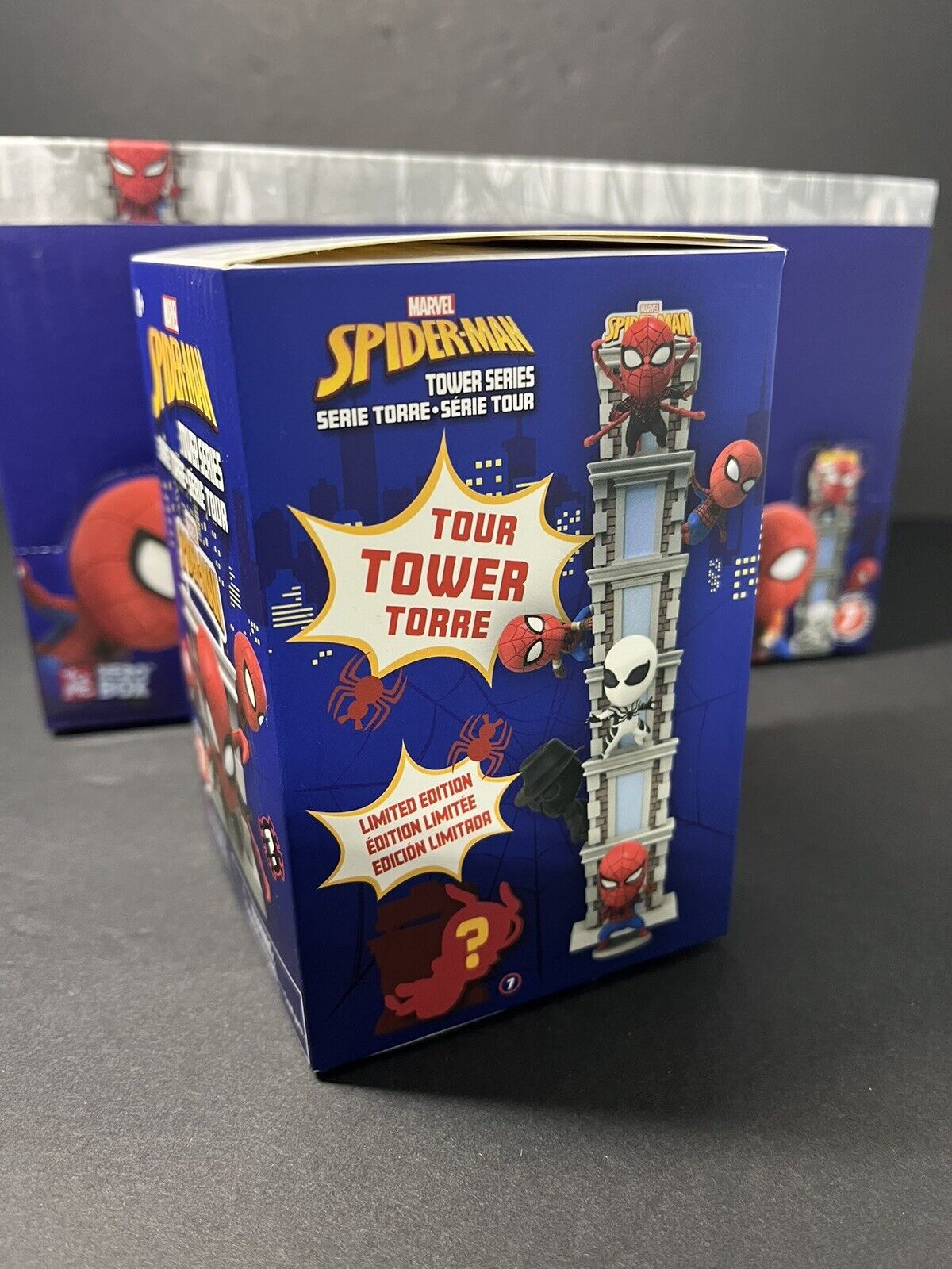 6 Pack YuMe Spider-Man Tower Series Hero Box - Blind Box  3"