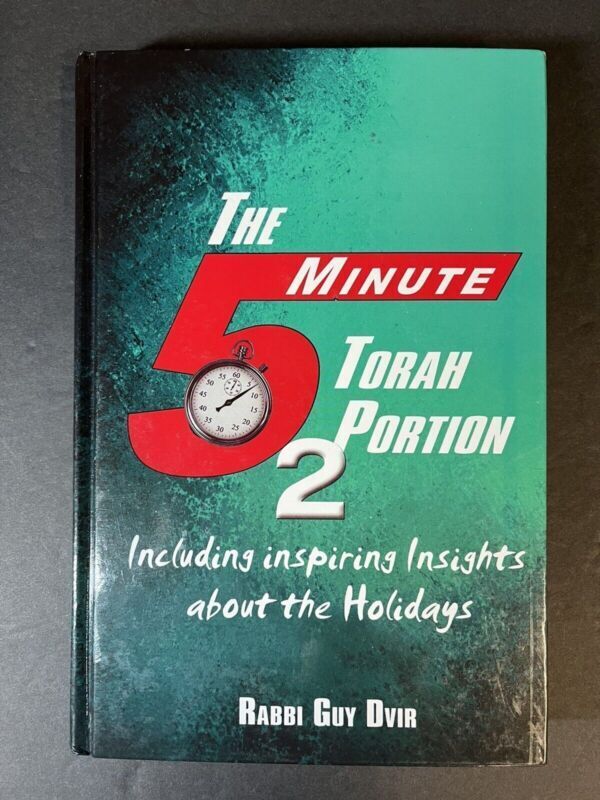 The Five Minute Torah Portion 2 by Rabbi Guy Dvir- Hardcover