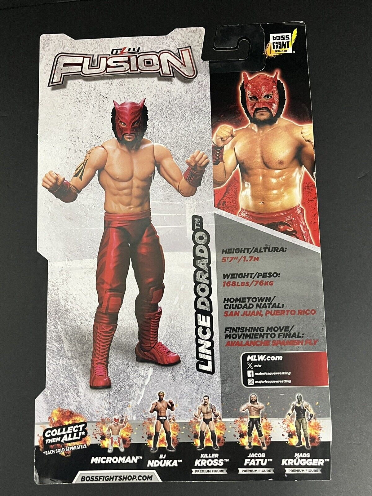 Major League Wrestling Fusion Action Figure/ Lince Dorado