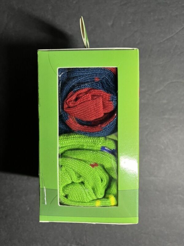 2 Pair Fruit By The Foot Crew Socks size 6-12