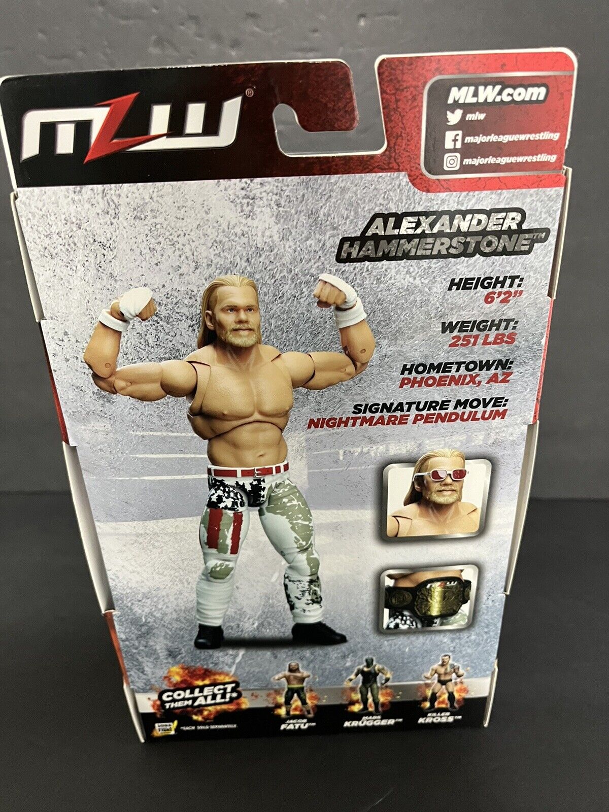 Major League Wrestling Premium Action Figure / Alexander Hammerstone