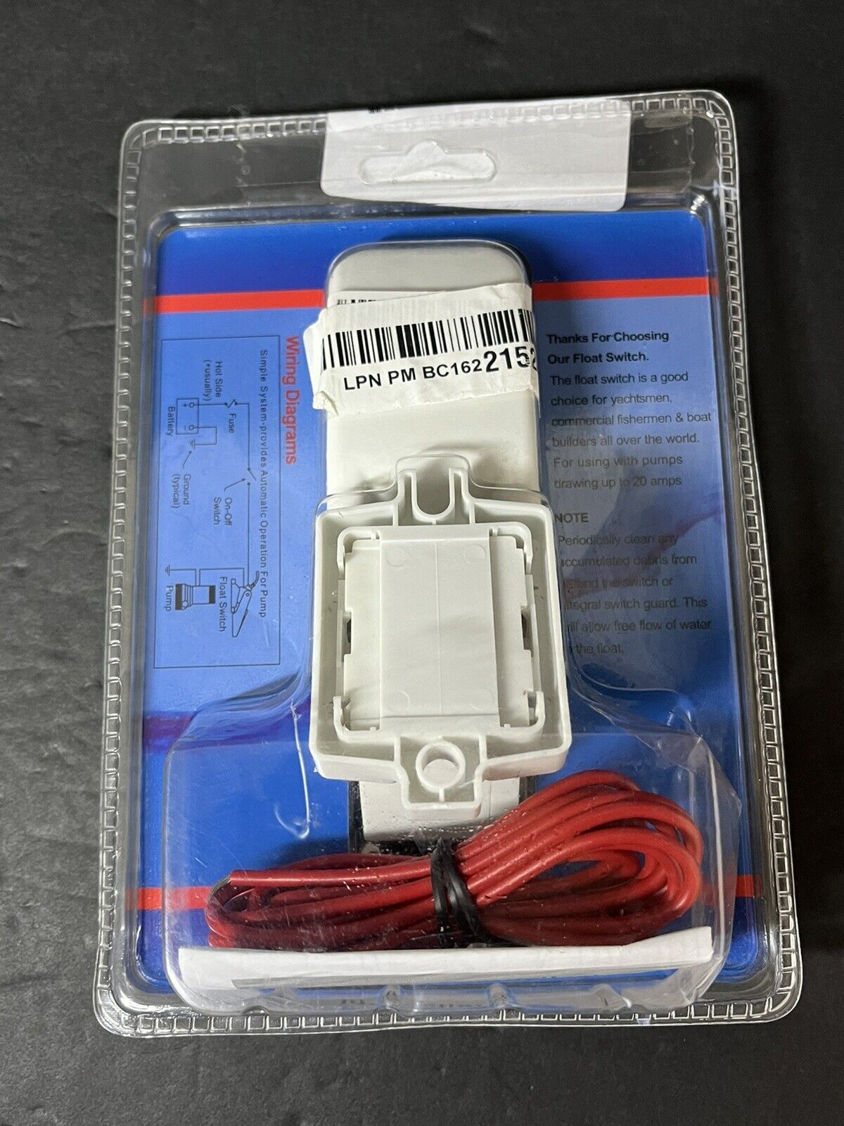 Float Switch Automatic Electric Safety Easy Clean Use Bilge Pump Switch